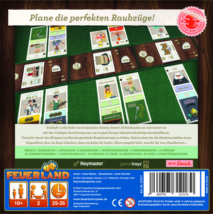 Caper Europe, Feuerland Spiele