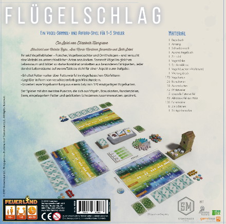 Fl�gelschlag, Feuerland Spiele