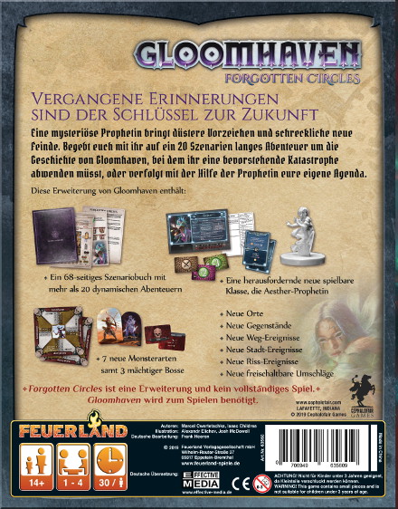 Gloomhaven - Forgotten Circles, Feuerland Spiele
