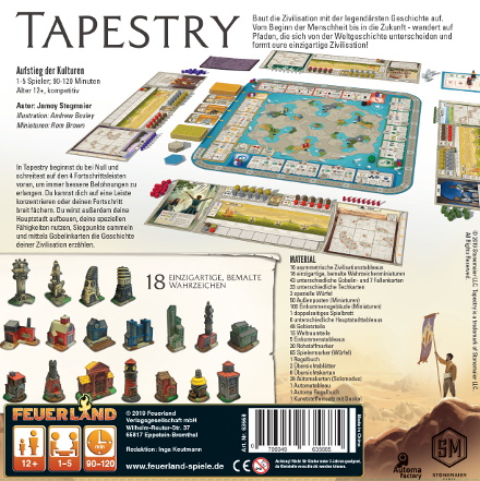 Tapestry, Feuerland Spiele