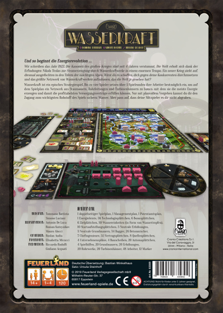 Wasserkraft, Feuerland Spiele