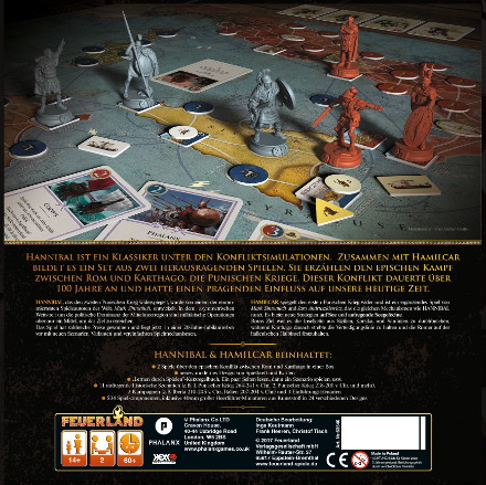 Hannibal, Feuerland Spiele